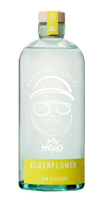 Billede af Marsk Gin Likør Hyldeblomst - 20% alc. 0,7 ltr