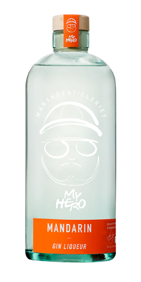 Billede af Marsk Gin Likør Mandarin - 20% alc. 0,7 ltr